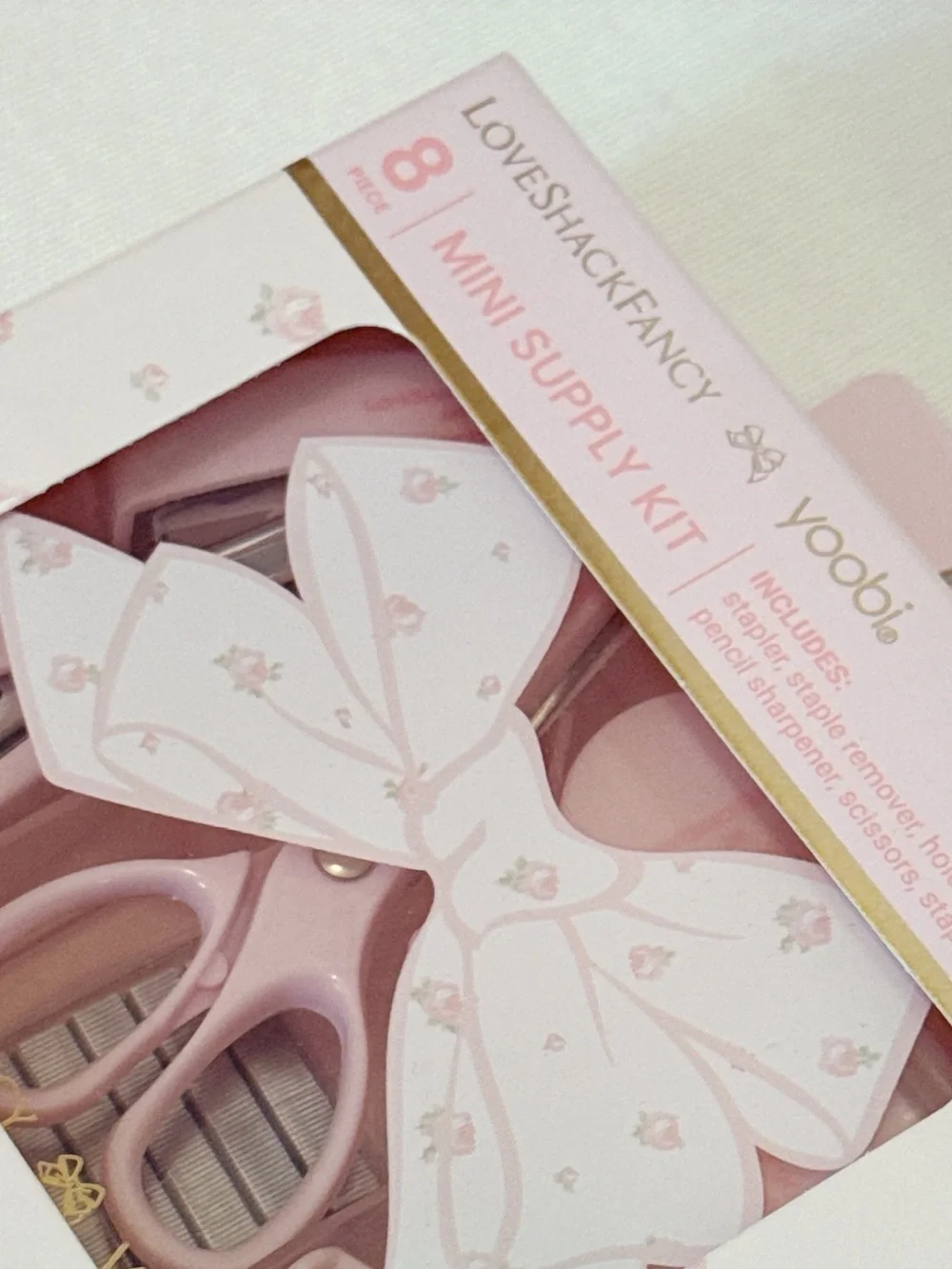 NWT LoveShackFancy x Yoobi Blooming Heirloom Mini Kit